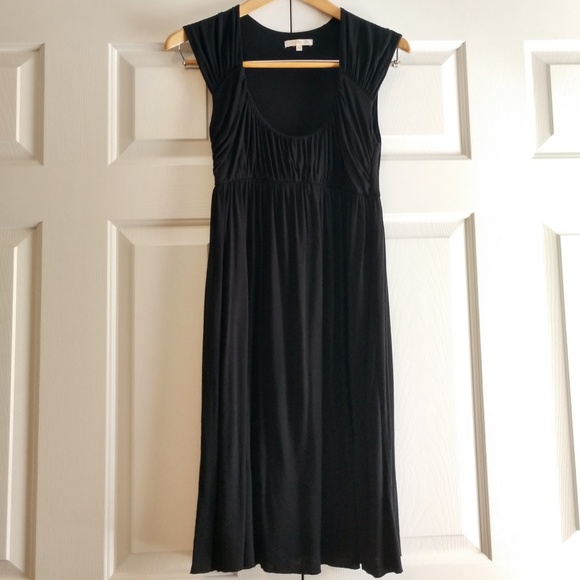 Matty M Dresses & Skirts - 🌟Matty M Dress Black Scoop Neck Ruched Size XS